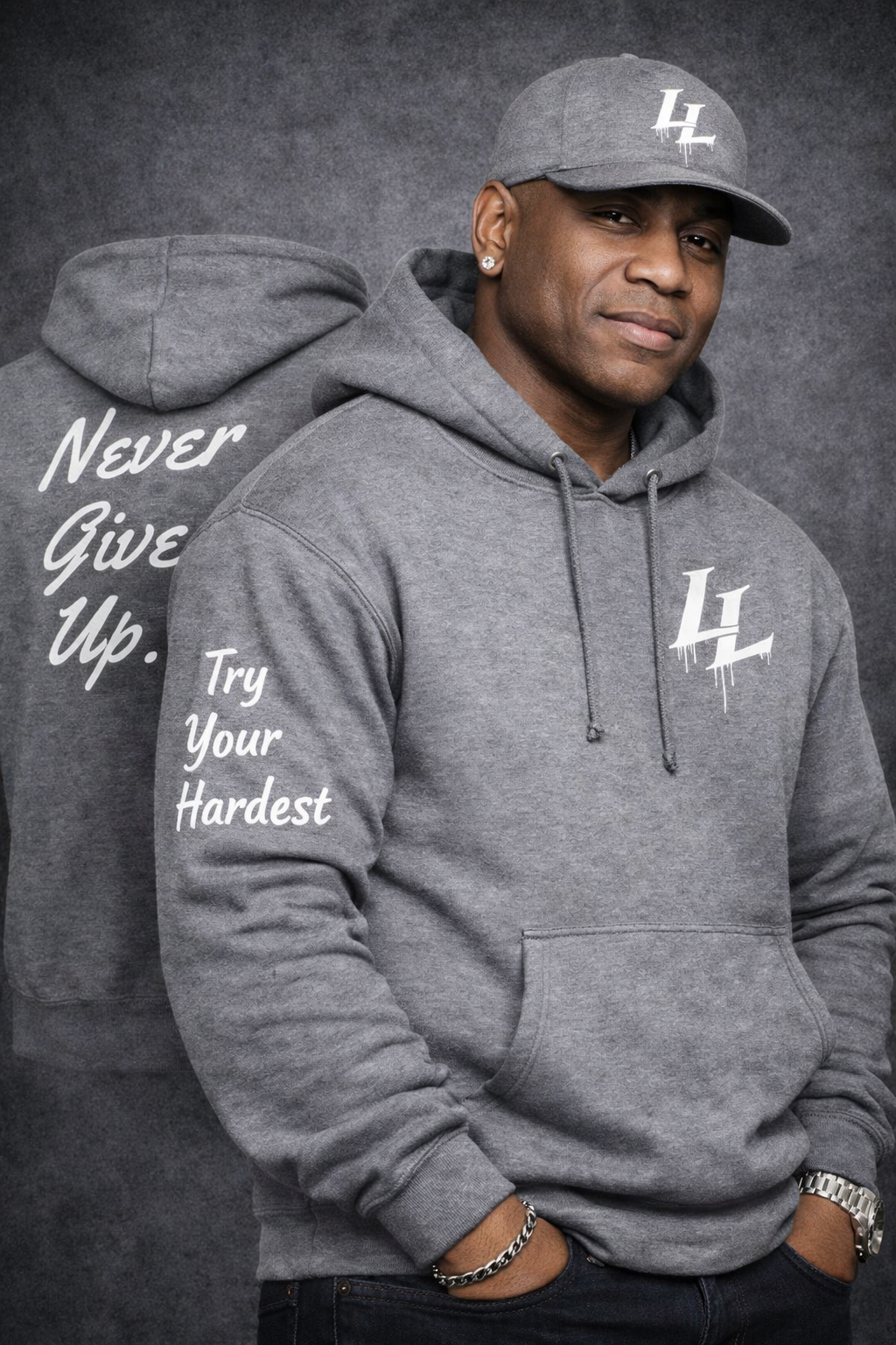 No Flex. Just Work Hoodie BIG AND TALL | Lowkey Legends