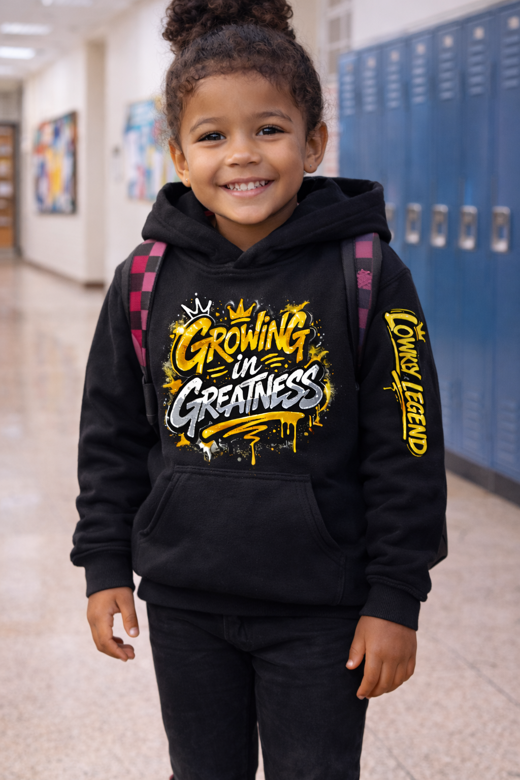 Growing In Greatness Hoodie - Toddler