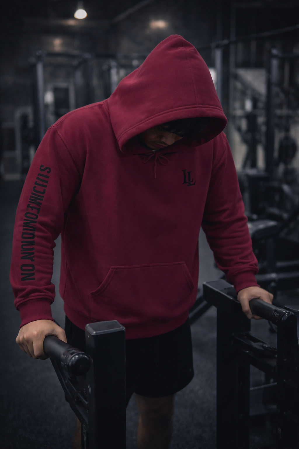 No Announcements Hoodie — Minimal  Logo Pullover