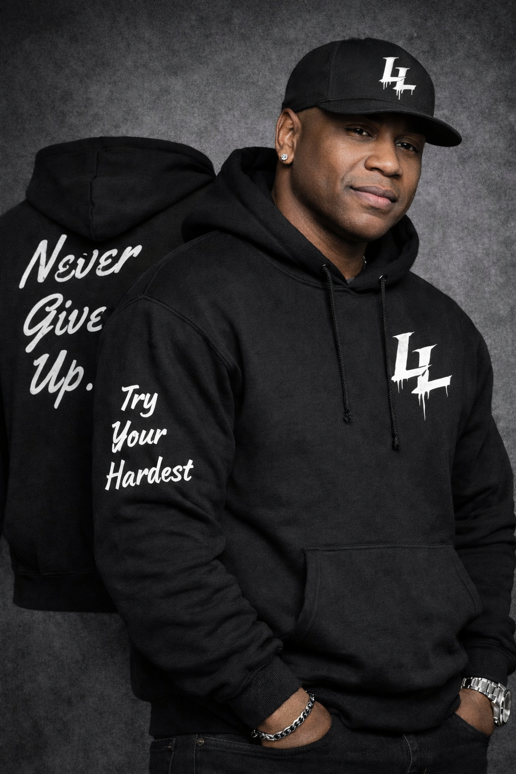No Flex. Just Work Hoodie BIG AND TALL | Lowkey Legends