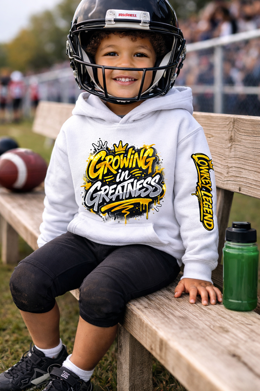 Growing In Greatness Hoodie - Toddler