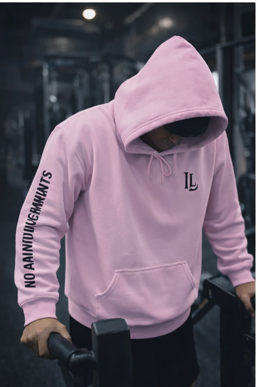 No Announcements Hoodie — Minimal  Logo Pullover