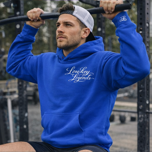 Lowkey Legends Script Hoodie with LB Wrist Monogram