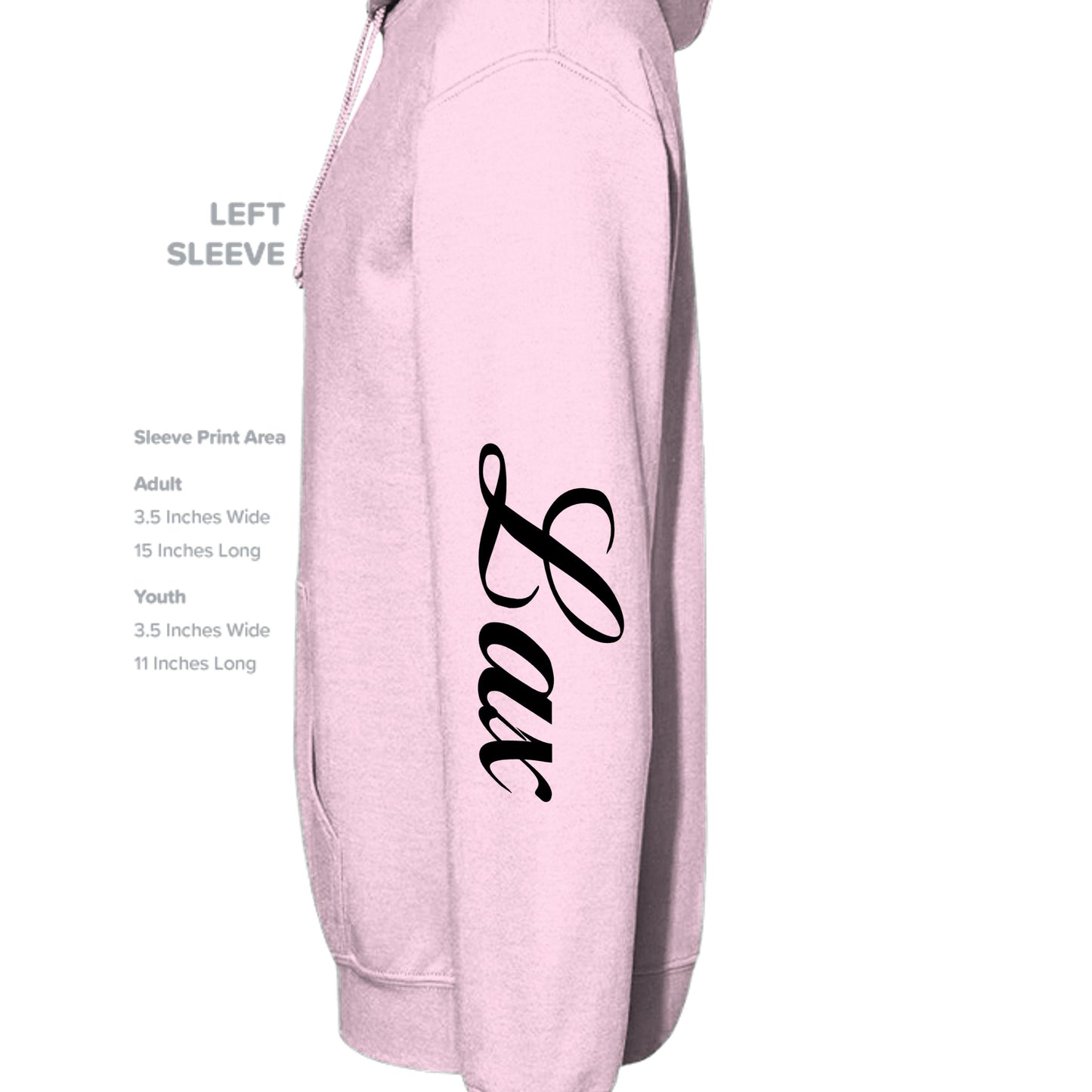 LIGHT PINK - G185B - SLEEVE_LEFT