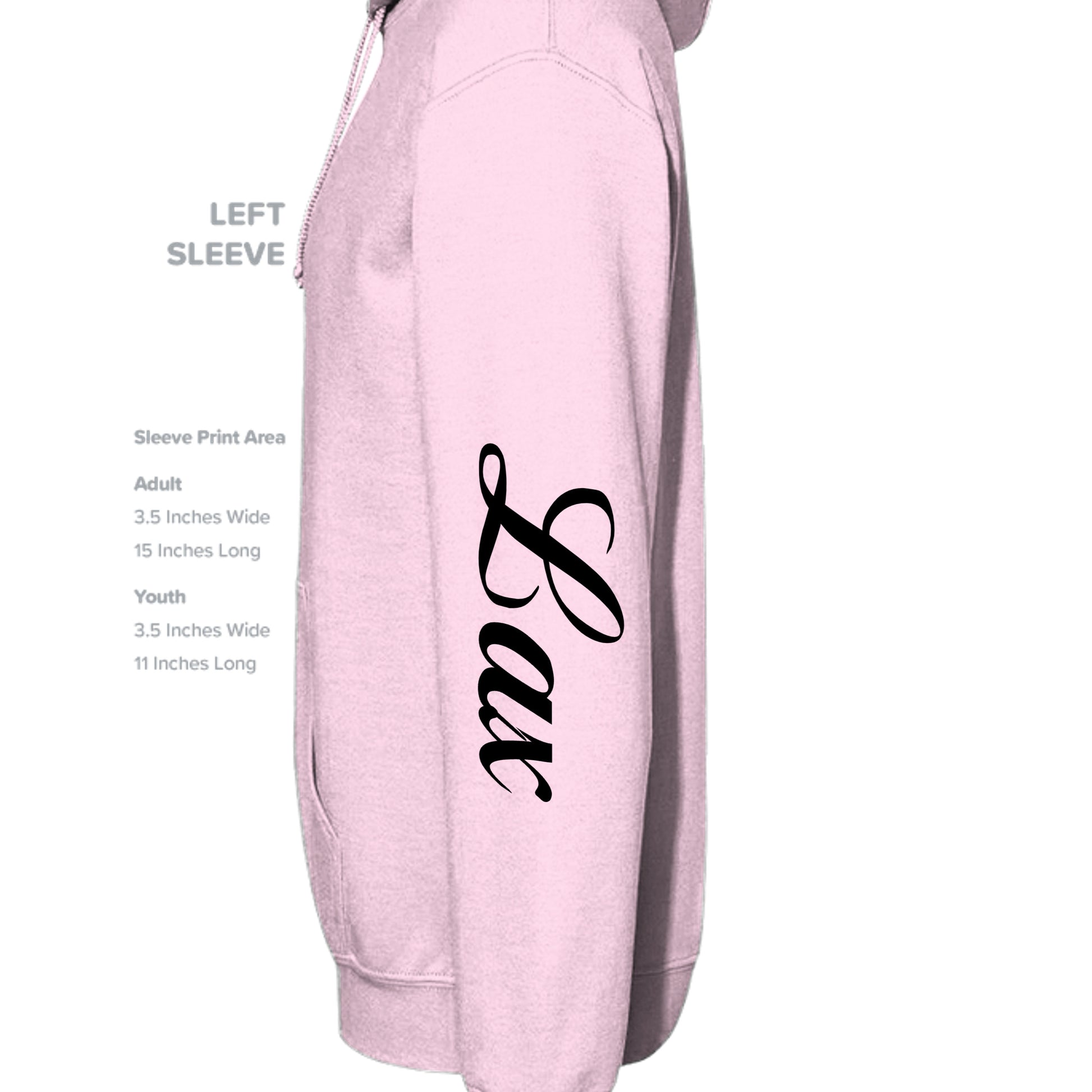 LIGHT PINK - G185B - SLEEVE_LEFT